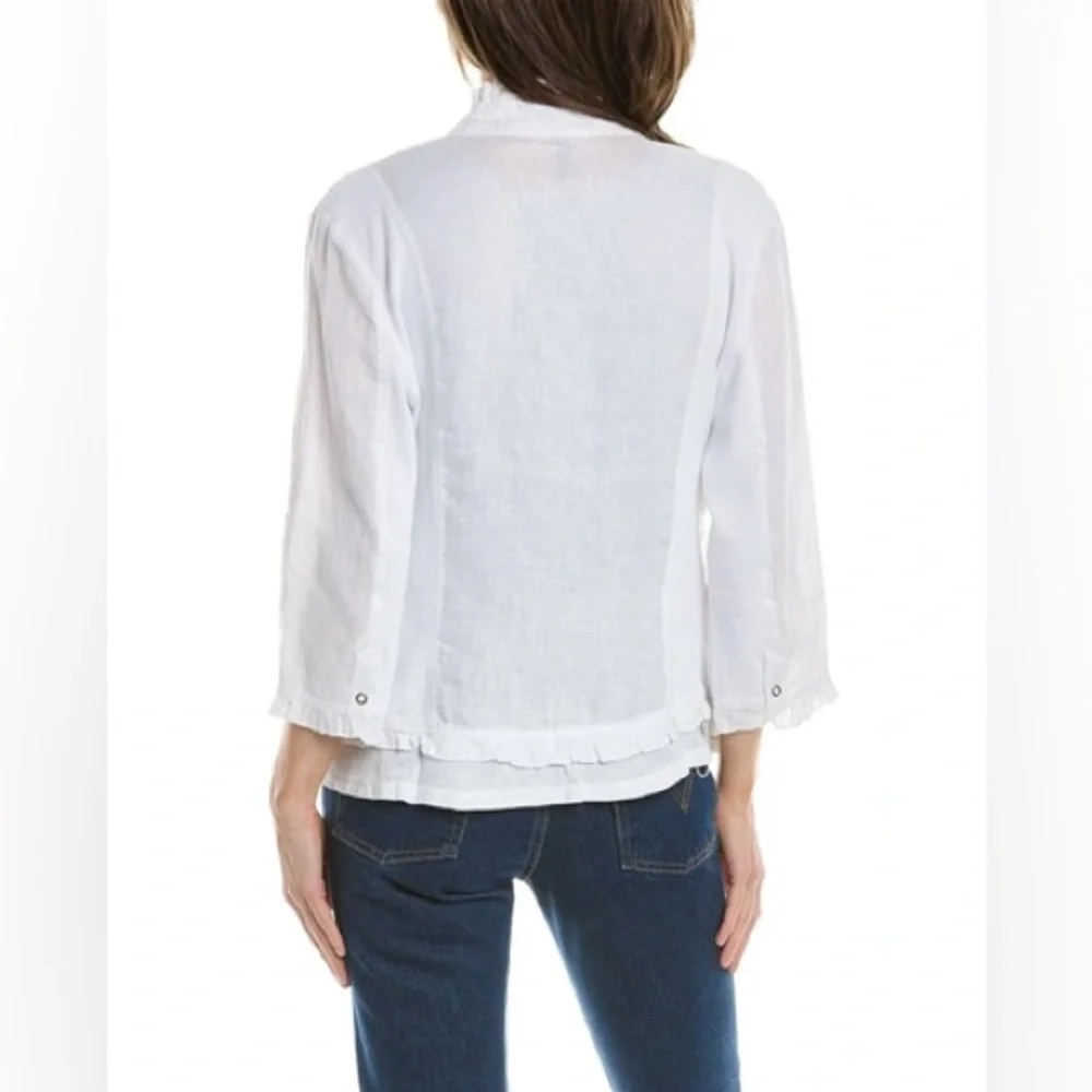 XCVI Ludie Linen Jacket - Picture 3 of 4